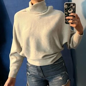 Ribbed Gray Sweater